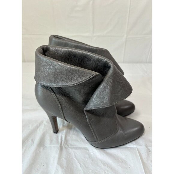 Report Boston Grey Leather Boots Size 8.5 US - Picture 7 of 13